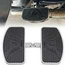 [Ship From USA] Motaux Rear Passenger Floorboards Footboards for Yamaha V Star XVS 650 1100 / Kawasaki Vulcan VN1500 / Honda Magna VF250 VF750 / CTX700 CTX700N / Shadow VT600 Steed VLX 400 2014-2018