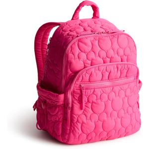 Vera Bradley Women's Disney Featherweight Bancroft Backpack, Beetroot Pink, One Size