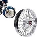 21 * 3.5'' Stainless Steel Spokes Front Dual Wheels W/ABS Bearing for 2008-later Touring 21 Inch Harley Wheels and Rims Updating