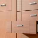 10 Pack 3.75 Inch(96mm) Cabinet Pull Brushed Satin Nickel Kitchen Cabinets Handles Stainless Steel Cabinet Hardware for Cupboard Square Kitchen Pulls for Cabinets Drawer Handles