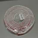 moonoom 20 Ft x 1.1' Wall Decoration Molding Trim, White Self-Adhesive 3D Chair Rail Panel Molding, Flexible DIY Wall Trim for Mirror, Window Frame and Home Decoration