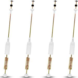 Upgraded 4902FA1665W 4 Pack AJK72909308 Suspension Rod Assembly Kit for LG Kenmore Elite WT5001CW WT5101HV WT5101HW WT1201CV WT1201CW WT4870CW WT1101CW, Over OEM Standards, Replaces 4902EA1002F