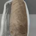 MIFXIN Velvet Wingback Chair Cover Slipcover Stretch Washable Arm Chair Protector Seat Cover for Dining Room Banquet Home Party Decor (Set of 2,Khaki)