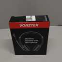 Vonztek Bluetooth Headset with Microphone, Wireless Headphones with Noise Cancelling Mic, 26hrs talktime, On Ear Headphones with Mic Mute for Mac/Laptop/Zoom/Teams/Call Center/Office/Home Gold