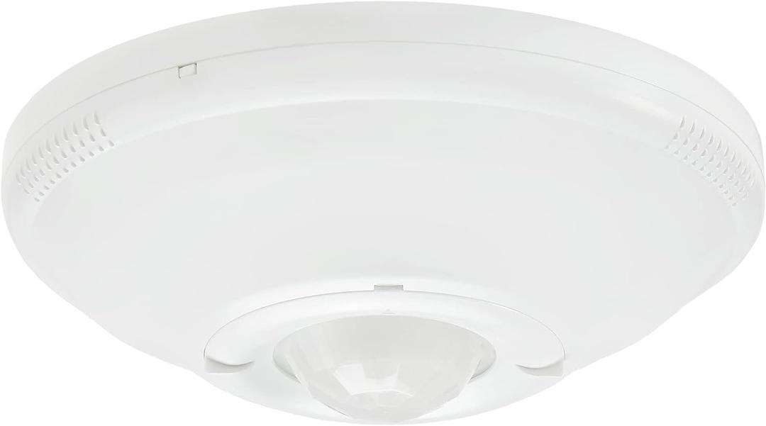 Maxxima Ceiling Mount 360 Degree PIR Occupancy Sensor - Hard-Wired Motion Sensor, LED Compatible, Commercial or Residential Automatic Sensing Solution for Indoor Use at Max Height 15ft, 120-277V