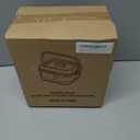 Divided Chilled Serving Tray for Parties,Ice Chilled Party Platter,Ice Serving Bowl with Lid and Handle,Charcuterie Serving Board,Cold Dish Dip for Fruit Seafood Vegetable Shrimp Cocktail Appetizer... (White)