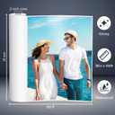 1 x Premium RC Glossy Photo Paper Roll 36 inch x 100 ft. 250 gsm. Inkjet print (New Upgrade, plastic film layer in the back, more durable more waterproof, no easy to get wrinkle) fast dry