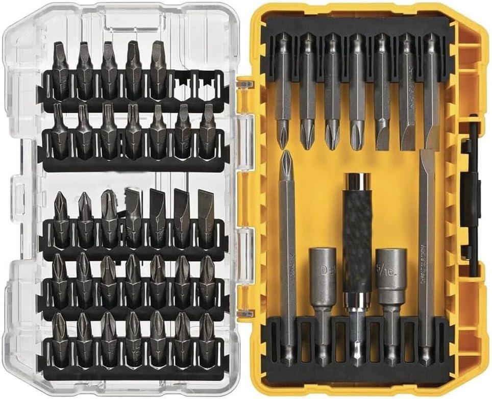 #DW2166 45 Piece Anti Impact Drill Bit Screwdriver Bit Set with Tough Case Replacement Part New For DeWalt