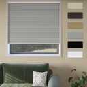 Cordless Cellular Window Shades No Tools No Drill Blackout Blinds for Indoor Windows Size 32.5" Wide X 72" Height Grey Room Darkening Window Blinds for Bedroom, Bathroom, Kitchen, Living Room