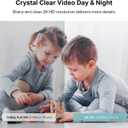 Kasa Smart Kasa 2K QHD Security Camera Pan/Tilt, Starlight Sensor for Color Night Vision,Motion Detection for Baby & Pet Monitor, SD/Cloud Storage,Works with Alexa & Google,Free Expert Support(KC410S) (White)