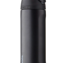 Owala FreeSip Insulated Stainless Steel Water Bottle with Straw, BPAFree Sports Water Bottle, Great for Travel, 24 Oz, Very, Very Dark