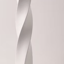 Tall Twisted Geometric Ceramic Vase on Floor for Home Decor Creative Unique Decorative Vase (16 inches)