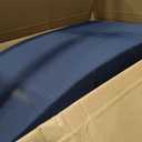 Arden Outdoor Loveseat Cushion Set, 48 x 24, Water Repellent, Fade Resistant, Cushion Set for Couch, Bench, and Swing, Sapphire Blue Leala