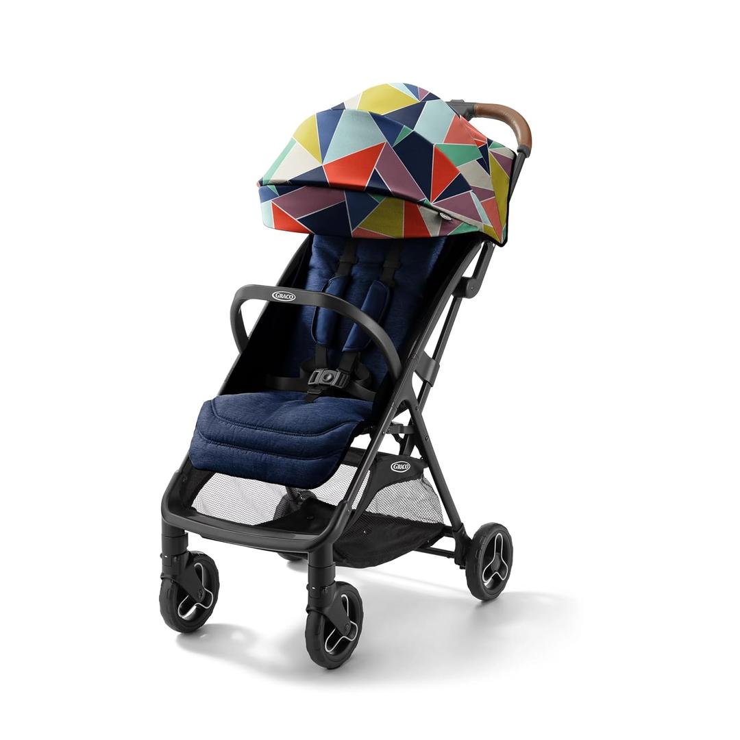 Graco Ready2Jet Compact Stroller Compact Travel Stroller with Automatic Fold Geo Pop