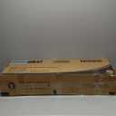 Gizoon Over The Toilet Storage Cabinet with Adjustable Shelf and Double Doors, Bathroom Space Saver Organizer Above Toilet with Open Shelf, Taller Wooden Free Standing Toilet Rack -White