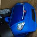 Step2 Whisper Ride II Kids Push Car, Ride-On Car with Seat Belt and Horn, Toddlers and Preschoolers Ages 18 Months4 Years, Max Weight 50 lbs., Quick Fold Handle, Stroller Alternative, Blue (Large)