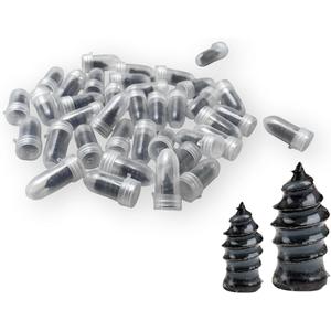 4 x Tire Repair Nails, Car Vacuum Tire Repair Rubber Nail Kit, Self-Service Rubber Screw Tire Plugs, Quick Puncture Repair Tools, Suitable for Car, Motorcycle, ATV, Truck, Tire Puncture Repair