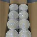 LITOPAK 400 Pack 8 oz Paper Cups, Brown Disposable Hot Coffee Cups for Party, Picnic, Travel, and Events