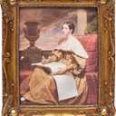 8x10 Vintage Picture Frame Gold, 8 by 10 Antique Picture Frames with Glass Front, Ornate Baroque Frame, Tabletop & Wall Hanging, Photo Display, Gold