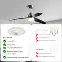 4.92" Ceiling Fan LED Light Board Replacement Upgrade Retrofit Kit Bright Dimmable 120V 18W 3CCT 3000K 4000K 6000K Daylight 1500LM PCB, Magnetic Easy Install in 5min (cover or shade NOT included)