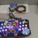 FVBADE [30000 Game in 1] 70S Pandora Box mini Arcade Console for Children Compatible PC & Projector & TV ,3D Games 1-4 Players Double Joystick Favorite List Game Category Save/Search/Hide/Pause Games (Blue)