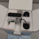 ANJANK Wireless Charging Station,5 in 1 Multiple Charger Stand with Alarm Clock,7 Night Light,Mag-Safe Charging Dock for iPhone 17 16 15 14 13 12 Pro Max Plus,Apple Watch 11/10/9/8,for Airpods,Bedroom (Black)