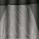 Womens Satin Silky High Waist Maxi Skirt Elegant Flowy A Line Long Skirt Zipper Bodycon Mermaid Skirt (White) L