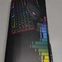 CHONCHOW Gaming Keyboard and Mouse for Mac PC PS5 PS4 Xbox One Gamers, RGB Backlit LED Mechanical Feel Keyboard with Multimedia Keys Number Pad, 104 Keys USB Desktop Computer Windows Keyboard