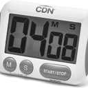 CDN Extra-Big Digit Timer | Counts Up & Down, 100 Minutes by Minutes & Seconds, Extra-Large Digits, Loud Alarm, Stand, Hang, Magnet Mounting, Perfect for Batch Baking - TM15