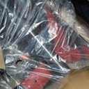 Aliseniors Upright Walker, Stand Up Rollator Walker with Seat, Foldable 4 Wheel Rolling Walker, Medical Aluminum Walkers for Seniors, Adjustable Padded Armrests, 8" Wheels, Supports 300lbs, Red