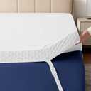 EDILLY 3 Inch Cooling Gel Memory Foam Mattress Topper Twin Size,with Removable & Washable Bamboo Cover,Soft Breathable Mattress Pad,Bed Topper for Back Pain Relief (38x75)