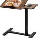 Adjustable Overbed Table with Wheels, Rolling Laptop Table for Bed & Sofa, 26.18"-42.12"