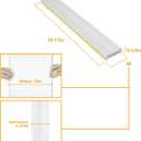 LBG Products Window AC Insulating Side Panel Kit Fits for Window Air Conditioner Units Replacement Screen,17" H x 10" W, 2 Pack,White