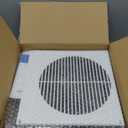 8" Room to Room Air Transfer Fan for Quietly Circulating Air, Reversible Airflow Design, 320 CFM Programmable Through Wall Fan, Durable Build Quality, 10 Speed Thru Wall Exhaust Fan for Closet,Laundry