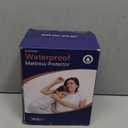 GOPOONY Waterproof Mattress Protector Queen Size - Breathable, Noiseless, Ultra-Soft Bed Cover, Mattress Pad Cover with Deep Stretchable Pockets 8"-21" (White)