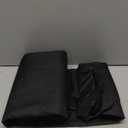 Cuddly Nest Folding Mattress Storage Bag - Heavy Duty Carry Case for Tri-Fold Guest Bed (Fits 6" Full Mattress,Black)