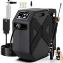 DECOKTOOL 5000PSI Wall Mounted PowerWasher with 4 Quick Connect Nozzles, Foam Cannon for Car, Lane, Patio Cleaning