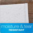 Quality Park Bubble Mailers, 8.5 x 11 Shipping Envelopes, Water Resistant White Poly Padded Envelopes, Redi-Strip Peel Off Closure, 25/Box (QUA85859)