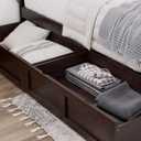 AFI, Set of 2 Extra Long Drawers Queen/King/Twin XL, Espresso
