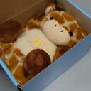 IUTOYYE Giraffe Breathing Stuffed Animal Plush for Anxiety Relief, Musical Giraffe with Realistic Breathing Rhythmic Music and Lights Soothing Animal Plushie Doll Toy Gift for Kids Adults