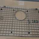 Serene Valley Sink Bottom Grid 20" X 13", Rear Drain with Corner Radius 2", Sink Protector SVM2013R, Medium