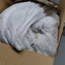 Mattress Topper King Size Viscose Derived from Bamboo, Thick Soft Pillow Top Mattress Pad Cover for Back Pain, Mattress Protector with 8-21 Inch Deep Pocket, White