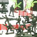 3 otters 307PCS Army Men Military Set, Military Battle Group Plastic Army Men Toy Soldiers for Boys and Girls, with Storage Container