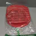 Microwave Bacon Cooker Tray Microwavable Bacon Grill with Splatter Lid Bacons Cooker Maker for Cooking Kitchen Gadget(COLOR:red)