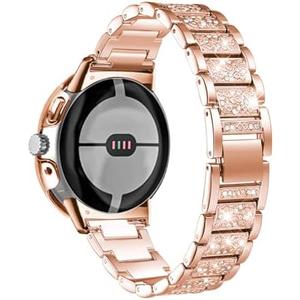 Mtozon Women Bands with Case Compatible with Google Pixel Watch 4/3 45mm 41mm Watch2 Watch1, Metal bling Luxurious Dressy Replacement Wristbands, Silver Black Rose Gold