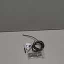 Tcyoatoa Cable Lock, 4-Digit Combination Wire Lock with 3 Rechangeable Steel Braided Steel Ropes (9"/24"/47"), Compact & Portable for Bikes, Luggage, Storage Units, Fence & Cabinet (Gun-Grey)