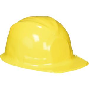 Rhode Island Novelty Child Size Plastic Yellow Construction Hat, 12 Hats Per Order