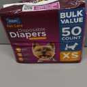 Inspire Pet Care Dog Diapers Female Dogs | Bulk Value Doggie Incontinence, Accidents, for Heat, Pee or Period and Housebreaking (X-Small (50 Count))