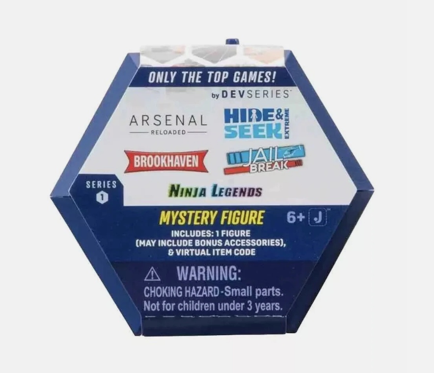 Roblox DevSeries Series 1 Mystery Pack [1 RANDOM Mini Figure], Pack of 3