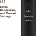 Keurig SimpleCafe Frother, Rechargeable Handheld Milk Frother for Lattes, Cappuccinos & Iced Coffee, USB Cord Included, Microwave-Safe Frothing Cup, Hot & Cold Foam Maker